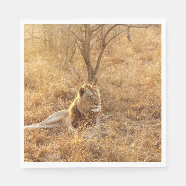 Lion Serviette (Vorderseite)