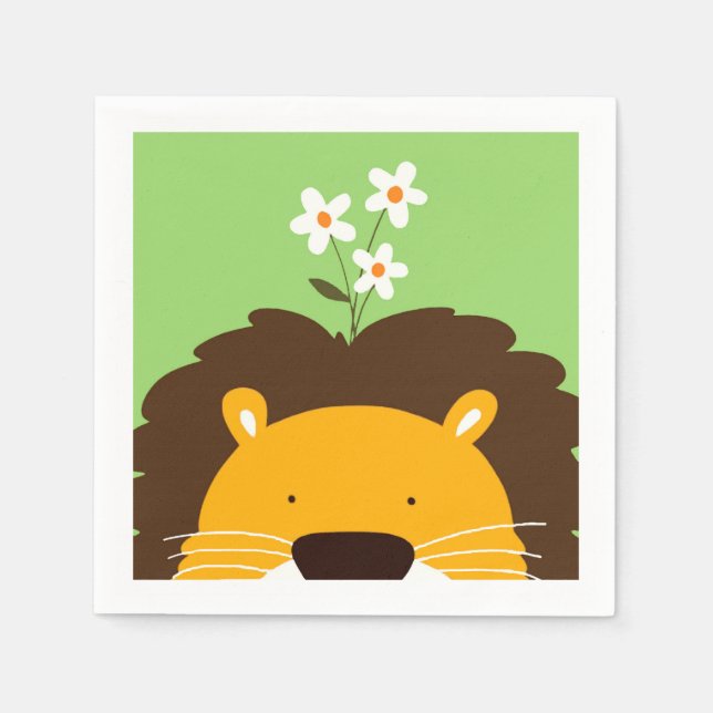 Lion Serviette (Vorderseite)