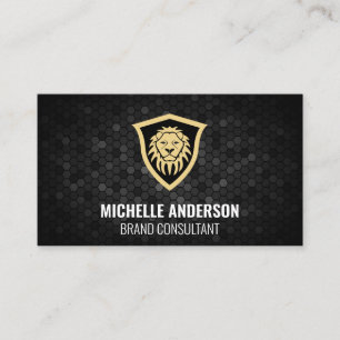Lion Shield Visitenkarte