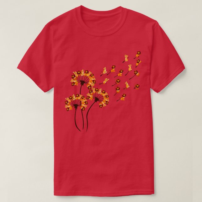 Lion Shirt Dandelion Lion Lover (Design vorne)