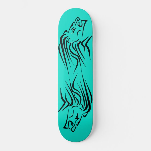 Lion Skateboard - Benutzerdefinierte Farben (Vorderseite)