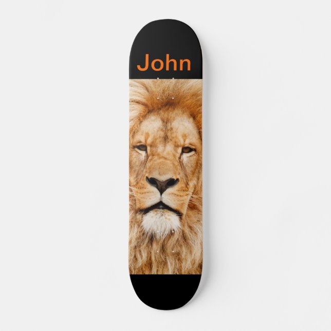 Lion Skateboard personalisierbar (Vorderseite)
