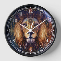 Lion Spirit Mandala Visionäre Kunst