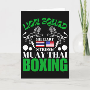 Lion Squad Thailand Kickboxen Muay Thai MMA Traini Karte