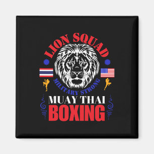 Lion Squad Thailand Kickboxen Muay Thai MMA Traini Magnet