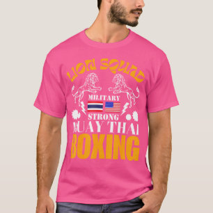 Lion Squad Thailand Kickboxing Muay Thai Mixed Mar T-Shirt