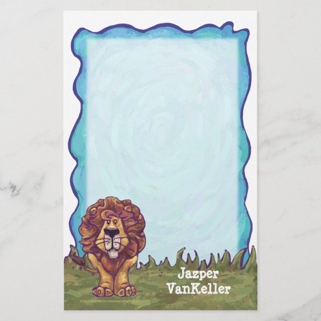 Lion Stationery Briefpapier (Vorderseite)