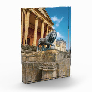 Lion Statue Fotoblock