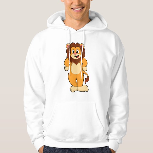 Lion stehend hoodie (Vorderseite)