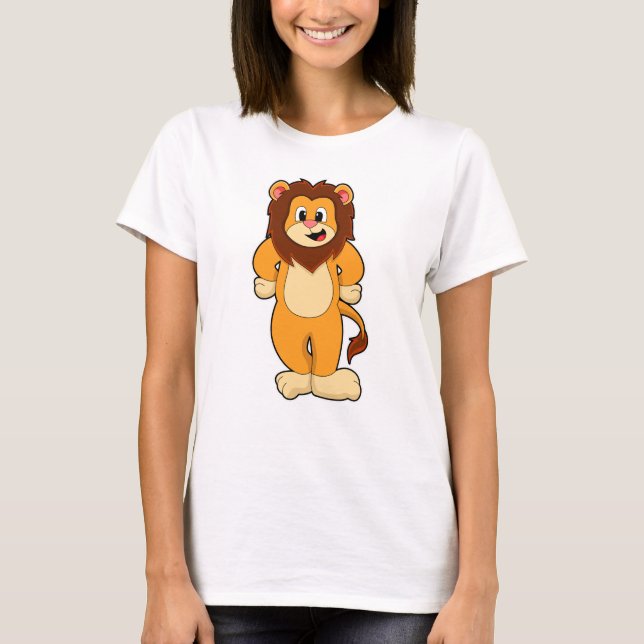 Lion stehend T-Shirt (Vorderseite)