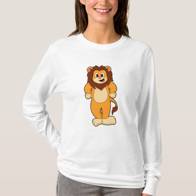 Lion stehend T-Shirt (Vorderseite)
