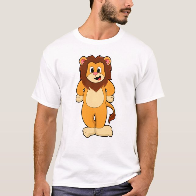 Lion stehend T-Shirt (Vorderseite)