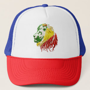 LION STYLE JAMAICAN KING TRUCKERKAPPE