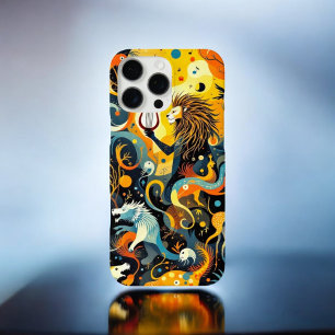 Lion Sun iPhone 16 Pro Max Hülle