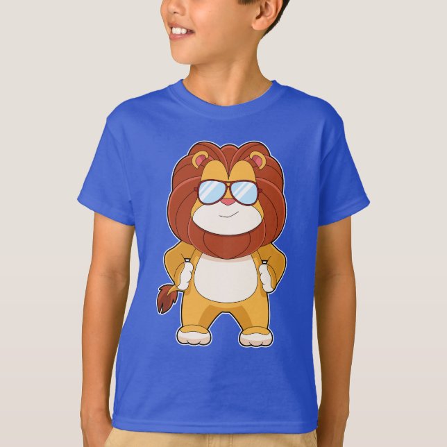 Lion Sunglasses T-Shirt (Vorderseite)