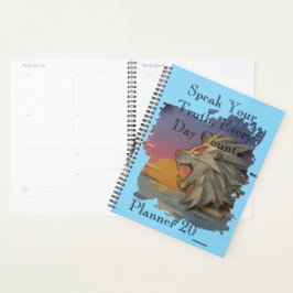 Lion Sunset Planner Planer