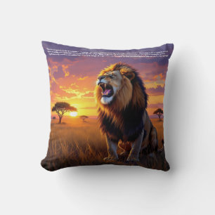 Lion Symbolismus Kissen