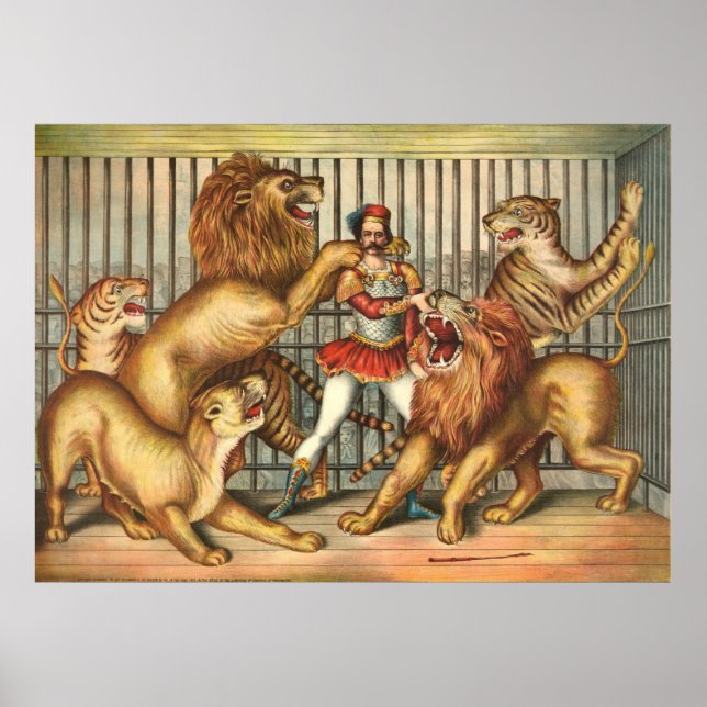 Lion Tamer 1873 Poster (Vorne)