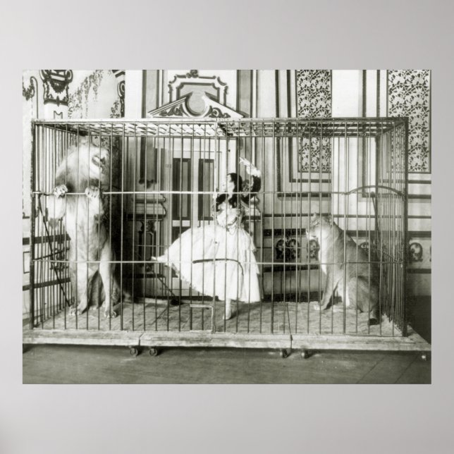 Lion Tamer: 1897 Poster (Vorne)