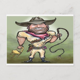 Lion Tamer Postkarte