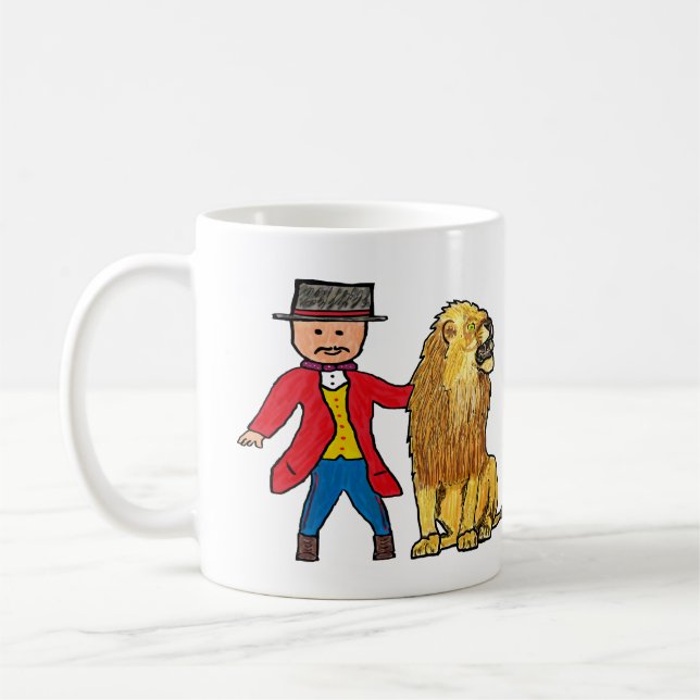 Lion Taming Kaffeetasse (Links)