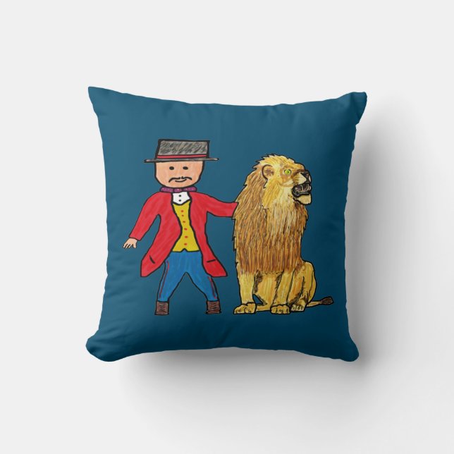 Lion Taming Kissen (Vorderseite)