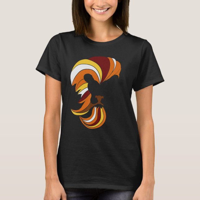 Lion Tattoo Jungle October King T-Shirt (Vorderseite)