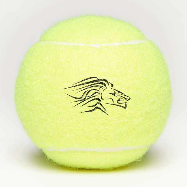 Lion Tennis Balls laufen Tennisbälle (Vorderseite)
