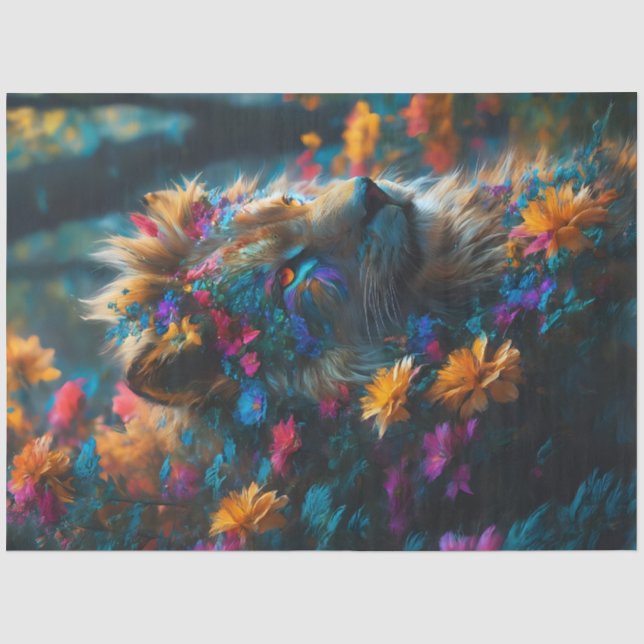 Lion Tissue Paper Seidenpapier (Vorderseite)