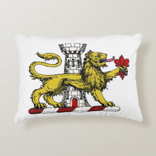 Lion Tower Lilie Wappen Emblem C Dekokissen