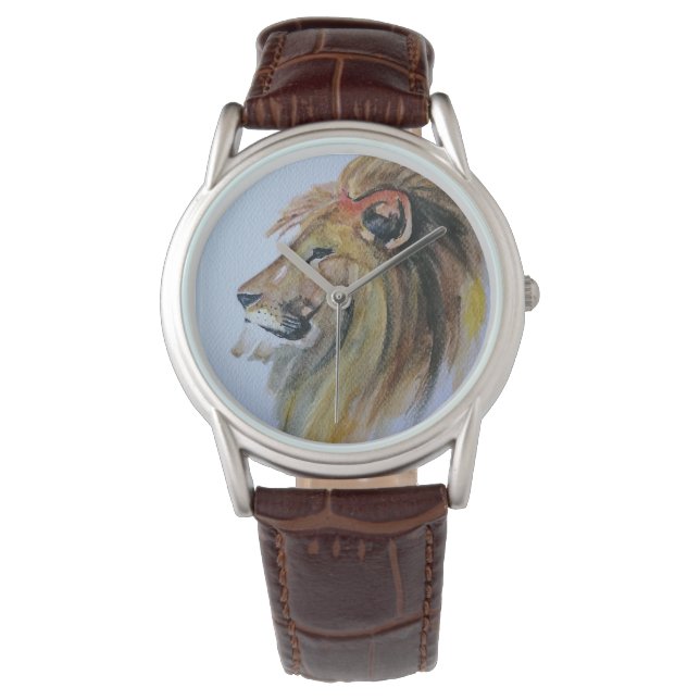 Lion-Uhr Armbanduhr (Vorderseite)