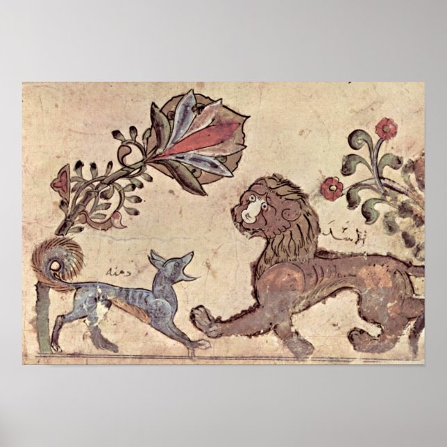 Lion und der Jackal Dimna von Kais Salman Poster (Vorne)