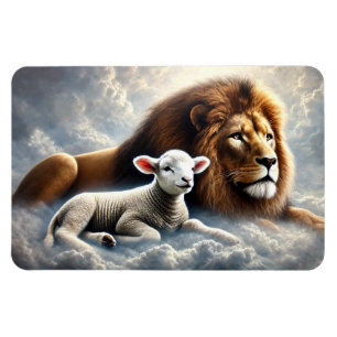 Lion und Lamb Magnet