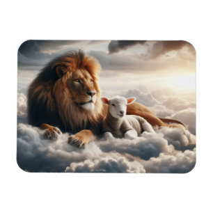 Lion und Lamb Magnet