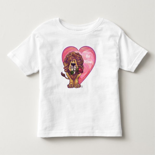 Lion Valentinstag Kleinkind T-shirt (Vorderseite)