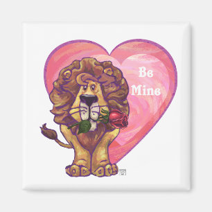 Lion Valentinstag Magnet