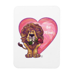Lion Valentinstag Magnet