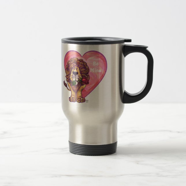 Lion Valentinstag Reisebecher (Rechts)