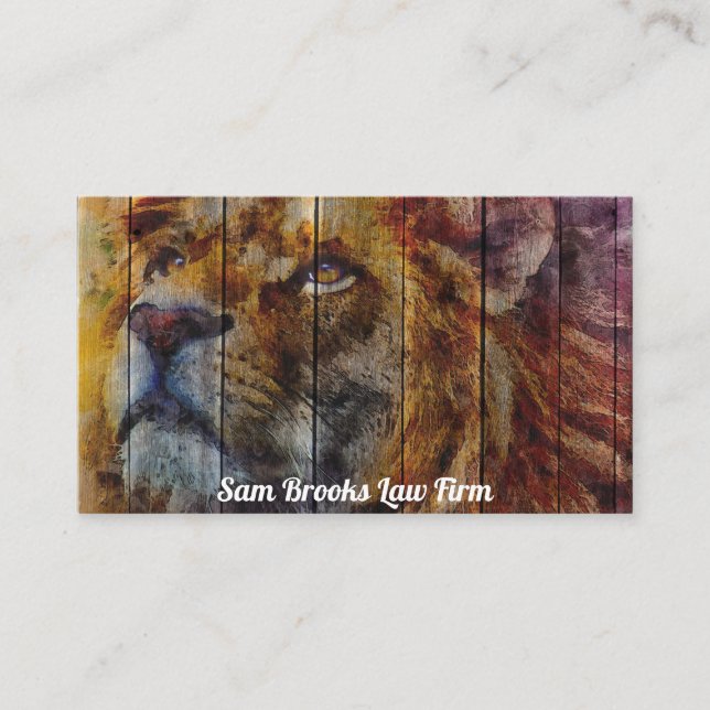Lion Visitenkarte (Vorderseite)
