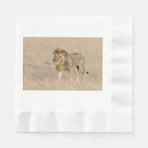 Lion Walking Serviette