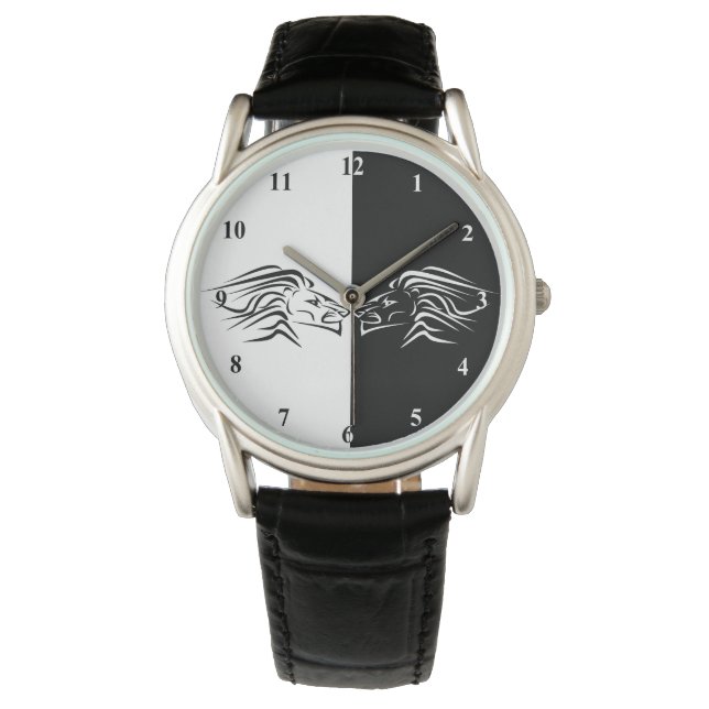 Lion Watch-Geschenk Armbanduhr (Vorderseite)