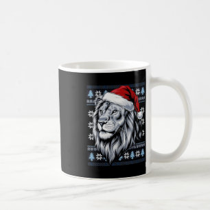 Lion Weihnachtsmannmütze Ugly Christmas Sweater Li Kaffeetasse