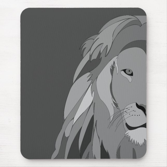 Lion Wild Animal Side View Lion Mousepad (Vorne)