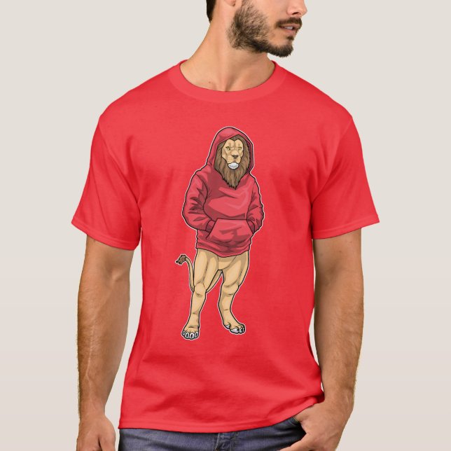 Lion Winter T-Shirt (Vorderseite)