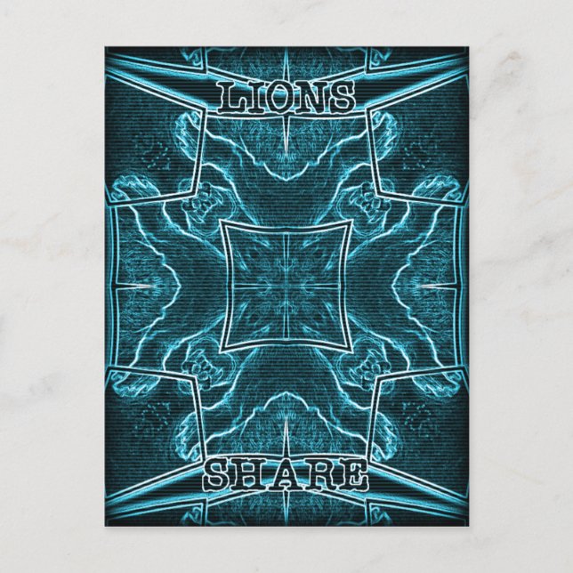 Lion wits postkarte (Vorderseite)