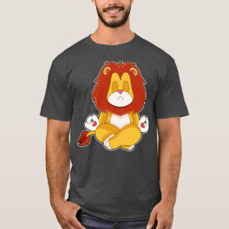 Lion Yoga Fitness Meditation T-Shirt