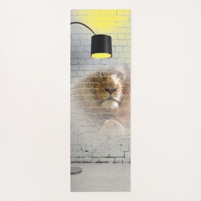 Lion Yogamatte (Rückseite)
