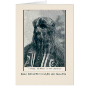 Lionel, der Löwe stellte Jungen-Karten und