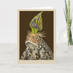 Lionel die Toad-Grußkarte Karte