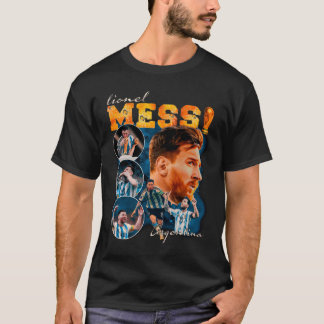 Lionel Messi Argentinien Weltmeister Vintage T-Shirt